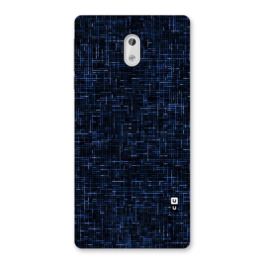 Criss Cross Blue Pattern Back Case for Nokia 3