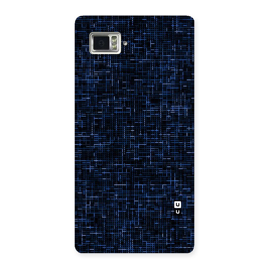 Criss Cross Blue Pattern Back Case for Vibe Z2 Pro K920