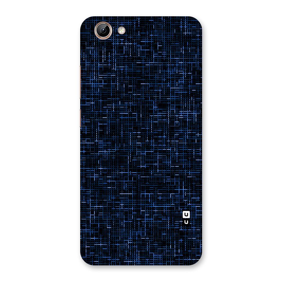 Criss Cross Blue Pattern Back Case for Vivo Y71i