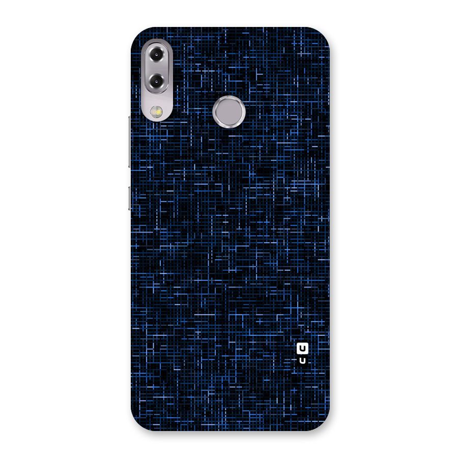 Criss Cross Blue Pattern Back Case for Zenfone 5Z