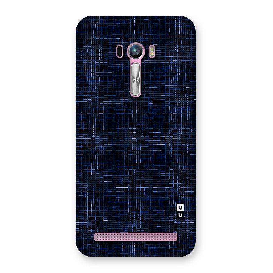 Criss Cross Blue Pattern Back Case for Zenfone Selfie