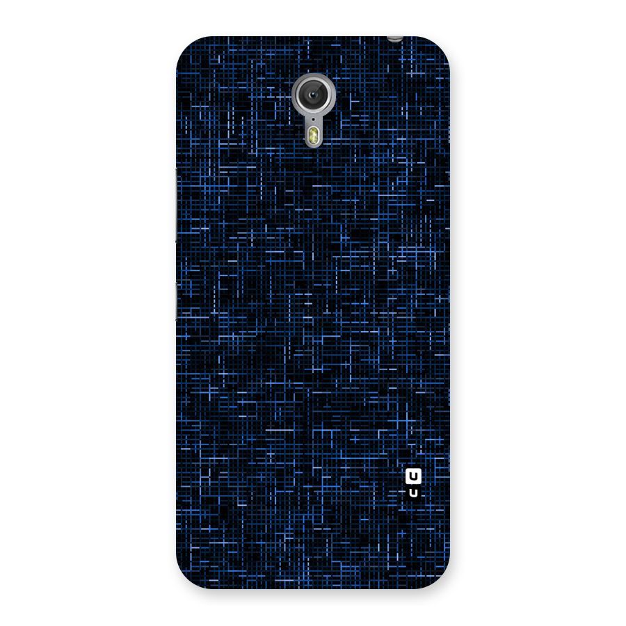 Criss Cross Blue Pattern Back Case for Zuk Z1
