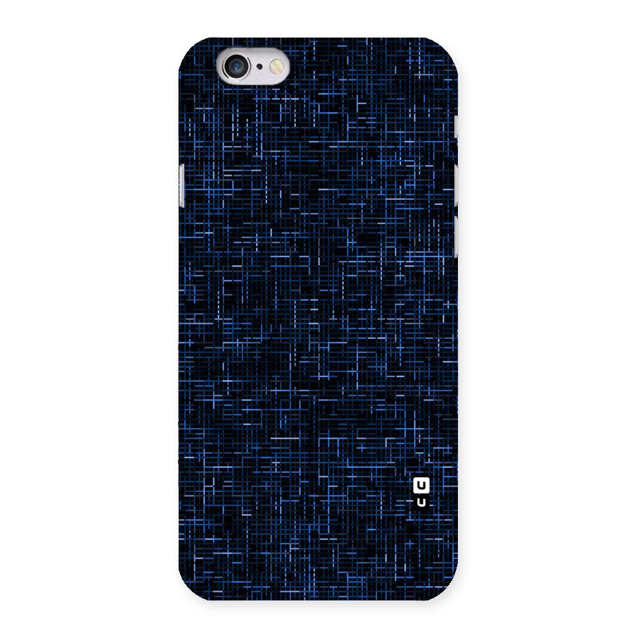 Criss Cross Blue Pattern Back Case for iPhone 6 6S