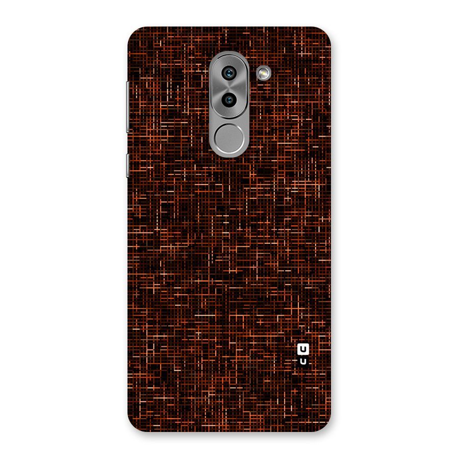Criss Cross Brownred Pattern Back Case for Honor 6X