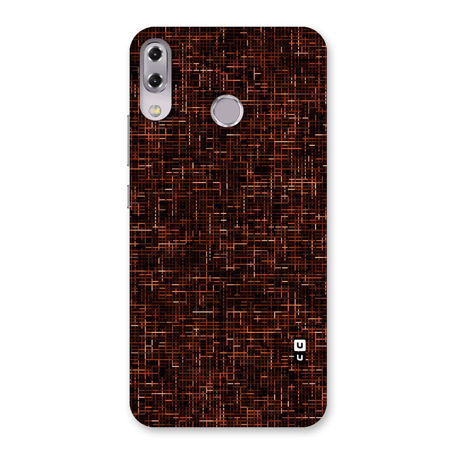 Criss Cross Brownred Pattern Back Case for Zenfone 5Z