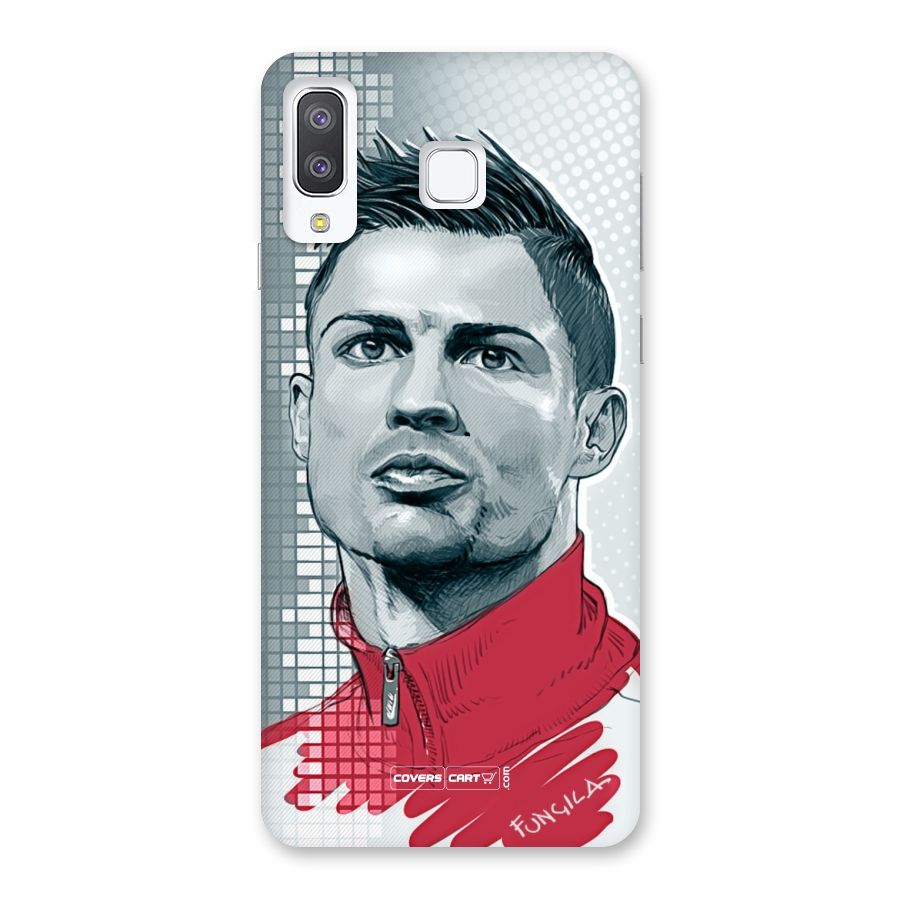 Cristiano Ronaldo Sketch Back Case for Galaxy A8 Star