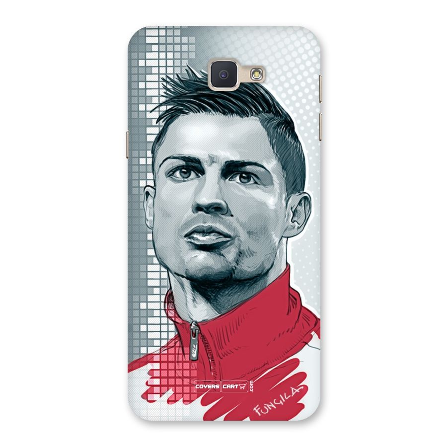 Cristiano Ronaldo Sketch Back Case for Galaxy J5 Prime