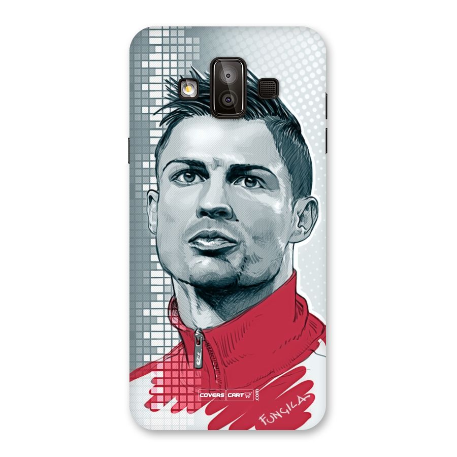 Cristiano Ronaldo Sketch Back Case for Galaxy J7 Duo