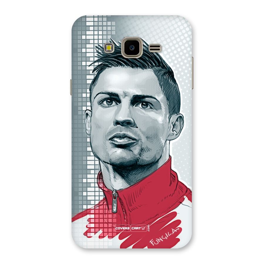 Cristiano Ronaldo Sketch Back Case for Galaxy J7 Nxt