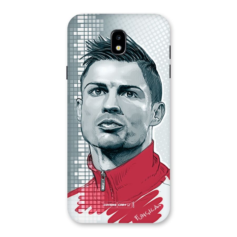 Cristiano Ronaldo Sketch Back Case for Galaxy J7 Pro