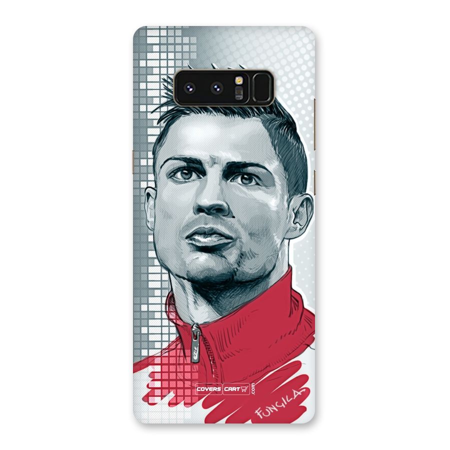 Cristiano Ronaldo Sketch Back Case for Galaxy Note 8