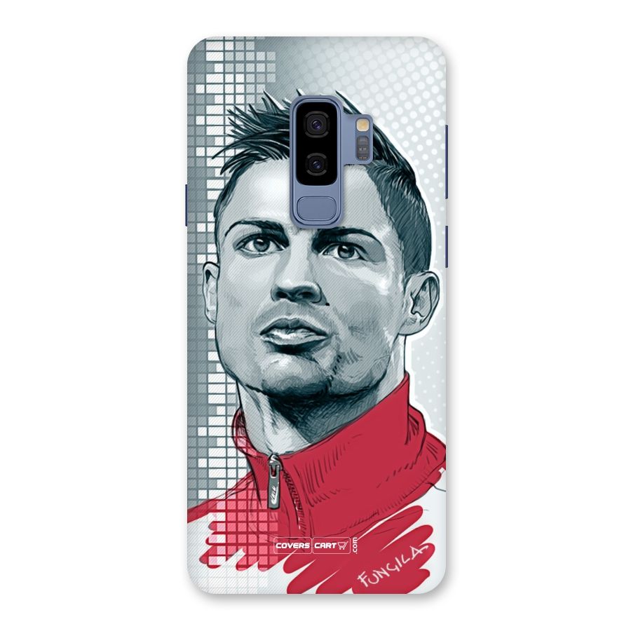 Cristiano Ronaldo Sketch Back Case for Galaxy S9 Plus