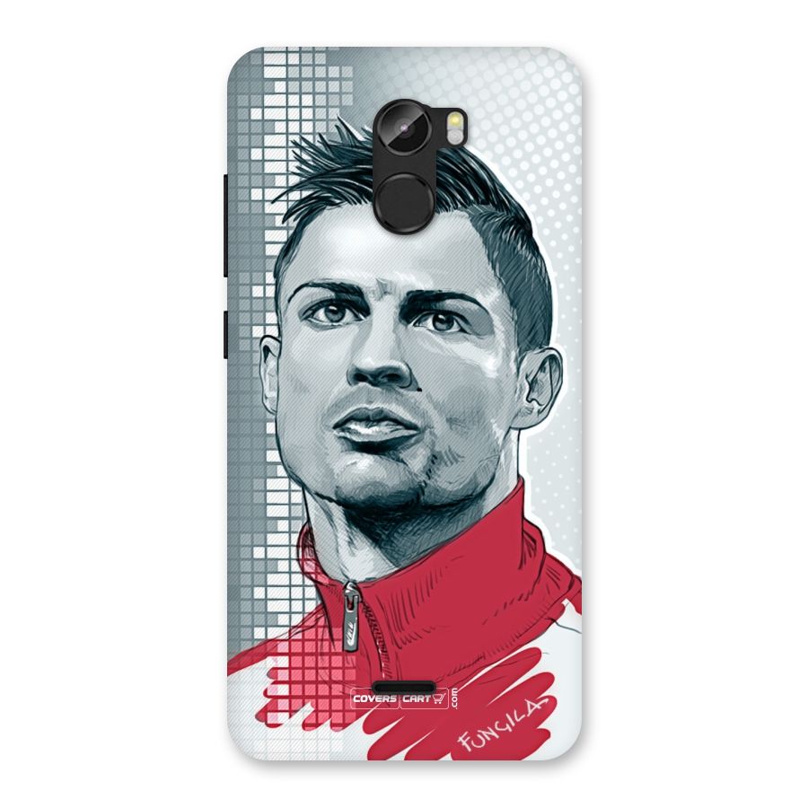 Cristiano Ronaldo Sketch Back Case for Gionee X1