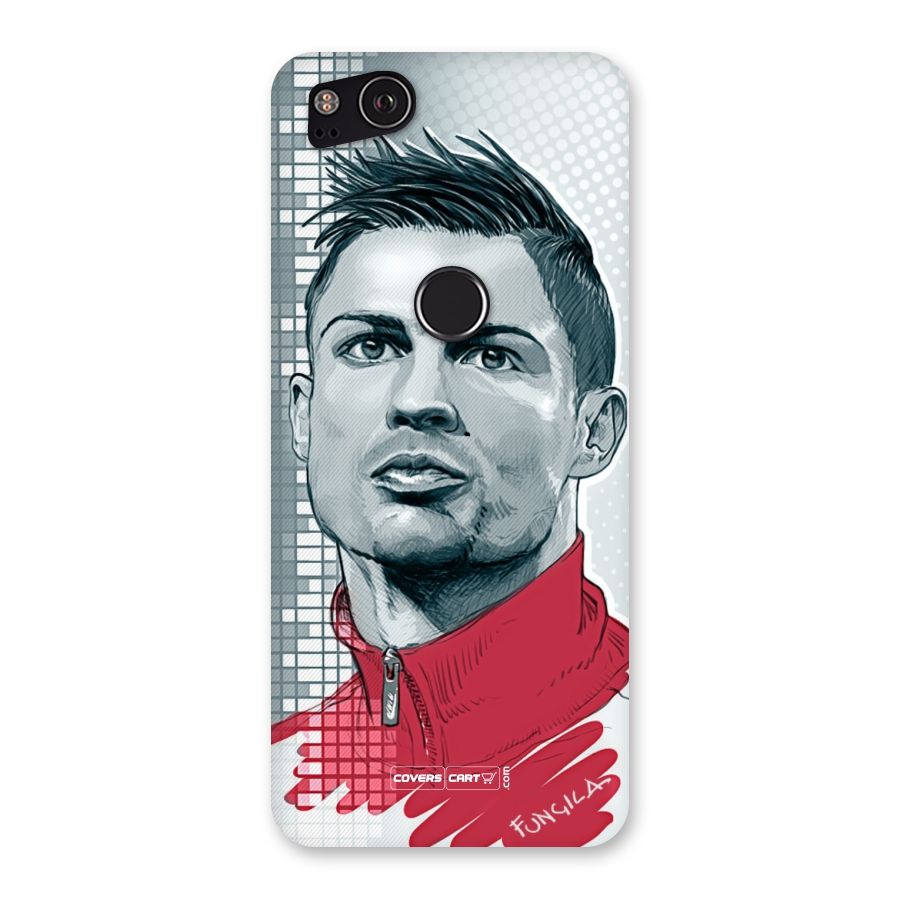 Cristiano Ronaldo Sketch Back Case for Google Pixel 2