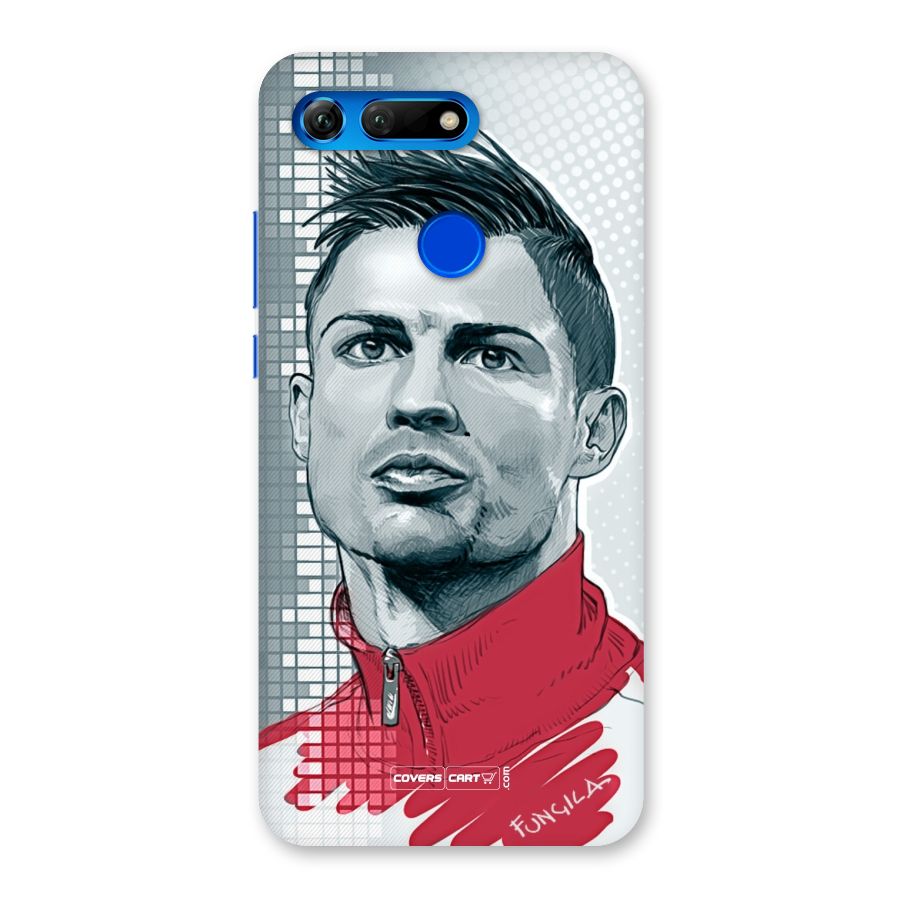Cristiano Ronaldo Sketch Back Case for Honor View 20