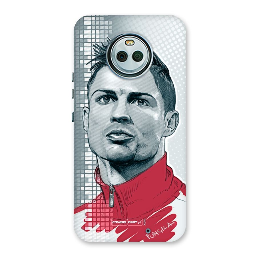 Cristiano Ronaldo Sketch Back Case for Moto X4