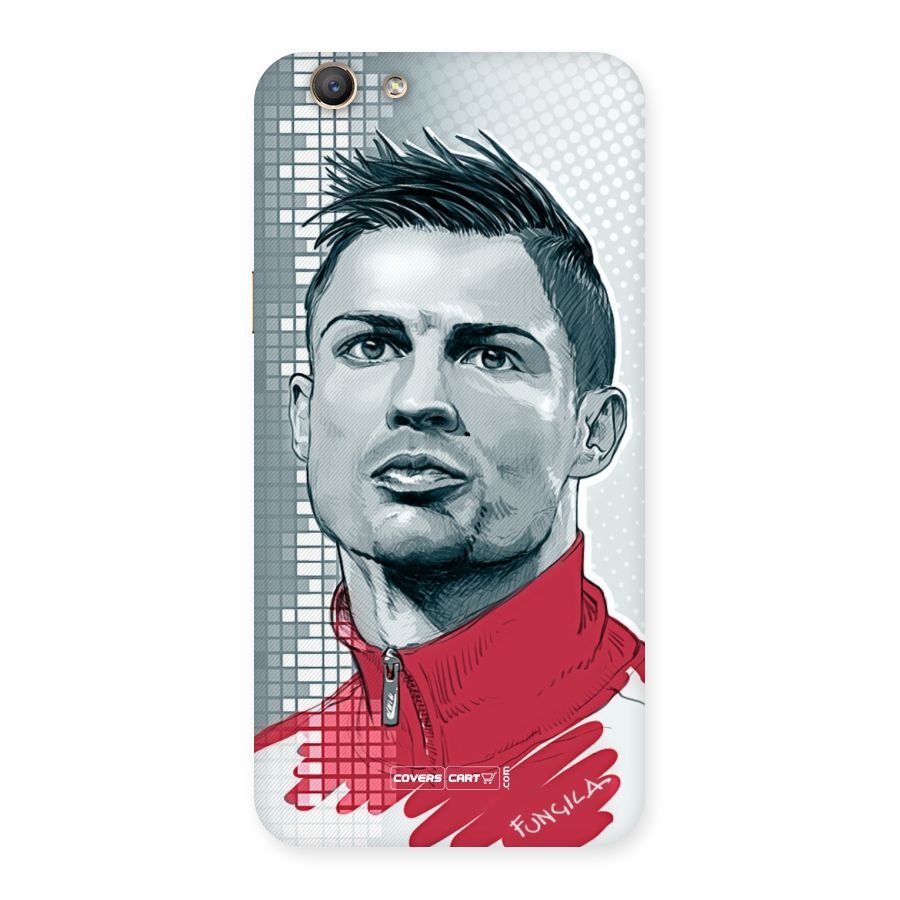 Cristiano Ronaldo Sketch Back Case for Oppo A59