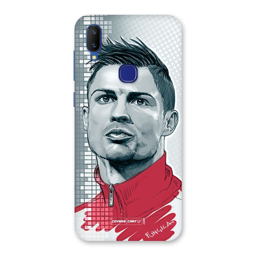 Cristiano Ronaldo Sketch Back Case for Vivo V11