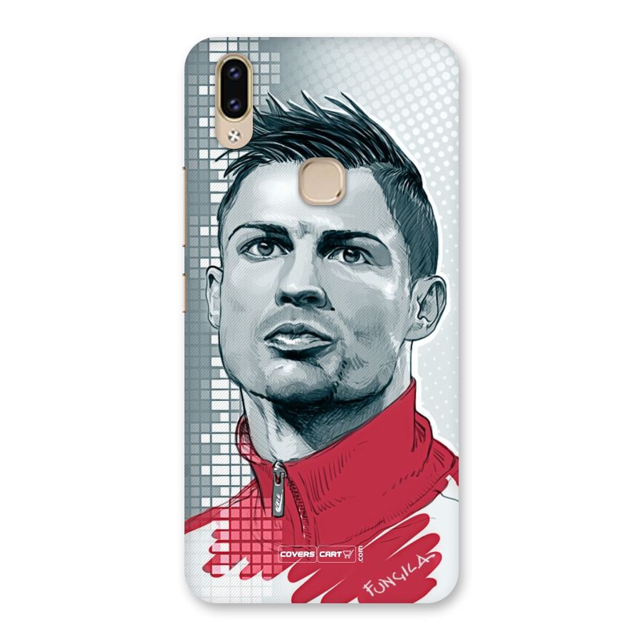 Cristiano Ronaldo Sketch Back Case for Vivo V9 Youth