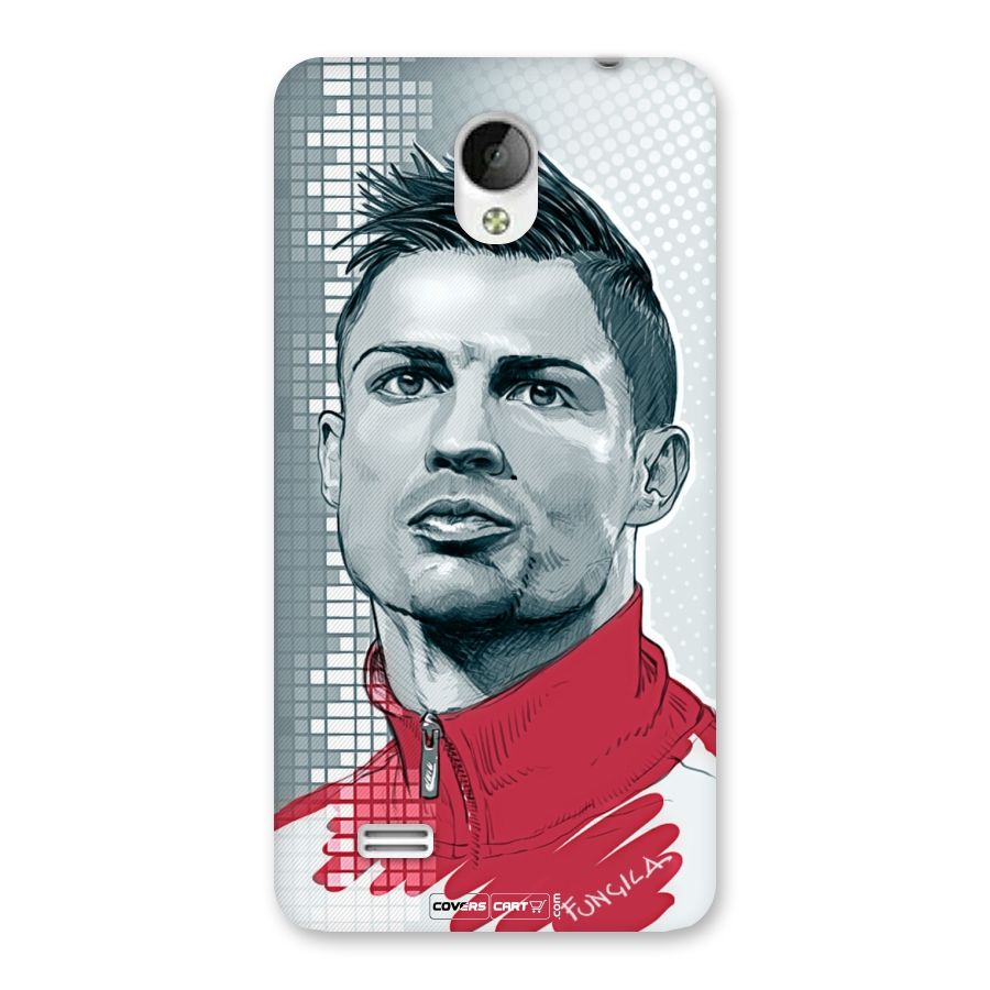 Cristiano Ronaldo Sketch Back Case for Vivo Y21