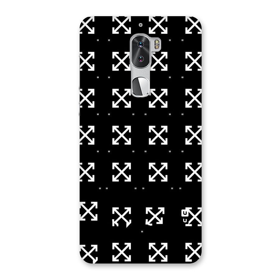 Cross Arrow Black Back Case for Coolpad Cool 1