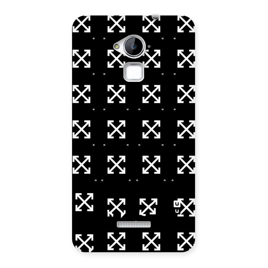 Cross Arrow Black Back Case for Coolpad Note 3
