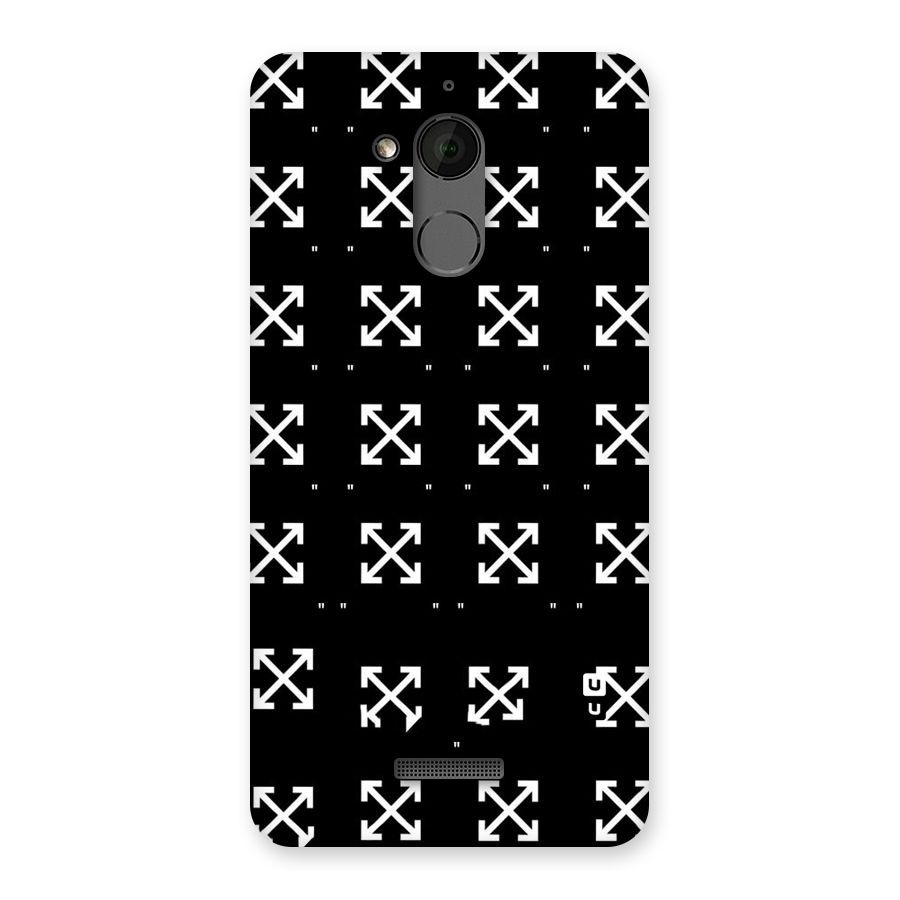 Cross Arrow Black Back Case for Coolpad Note 5
