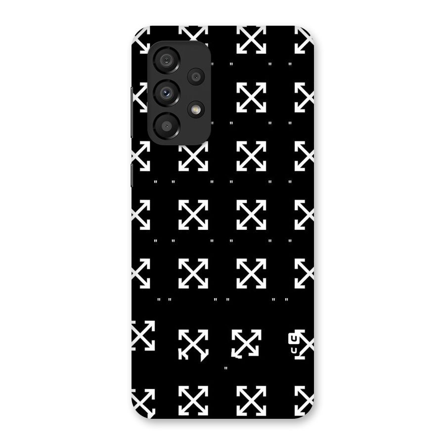 Cross Arrow Black Back Case for Galaxy A33 5G