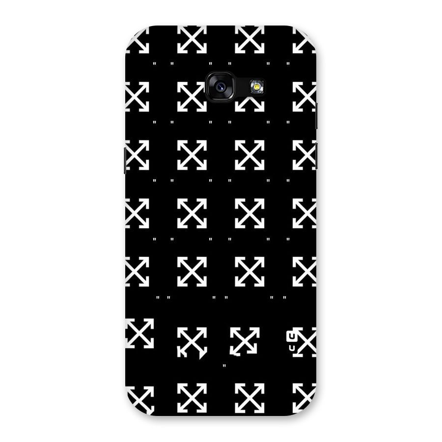 Cross Arrow Black Back Case for Galaxy A5 2017