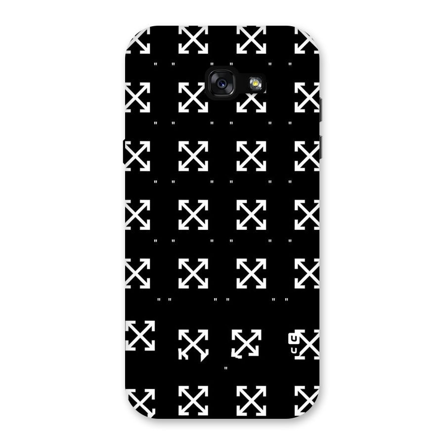Cross Arrow Black Back Case for Galaxy A7 (2017)