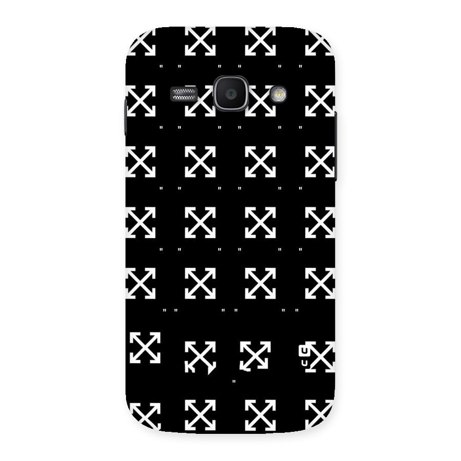 Cross Arrow Black Back Case for Galaxy Ace 3