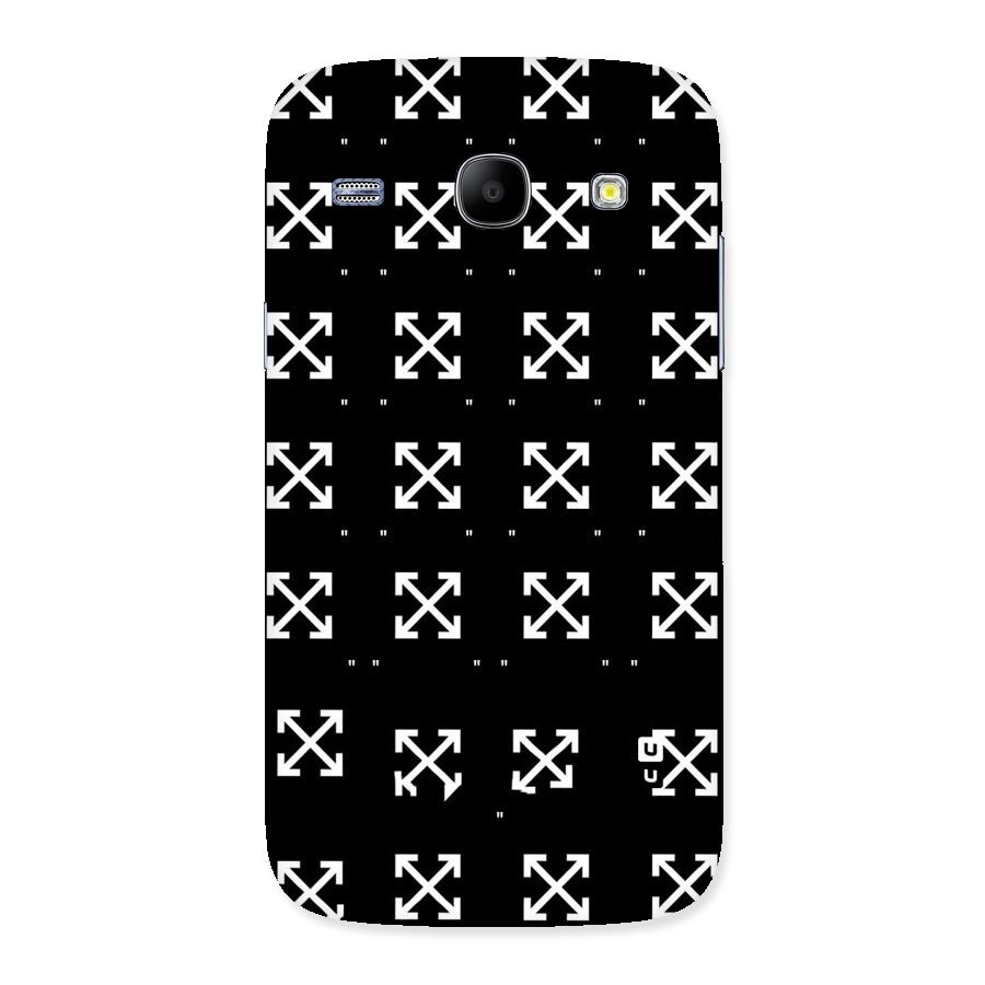 Cross Arrow Black Back Case for Galaxy Core
