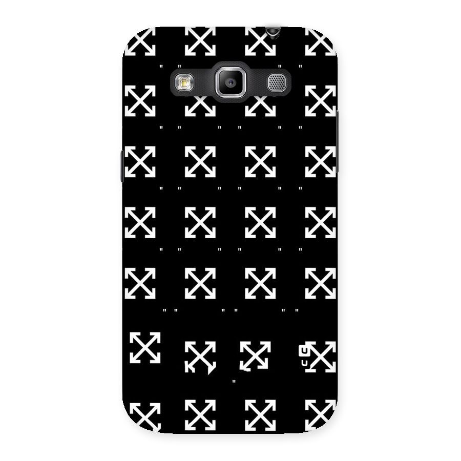 Cross Arrow Black Back Case for Galaxy Grand Quattro