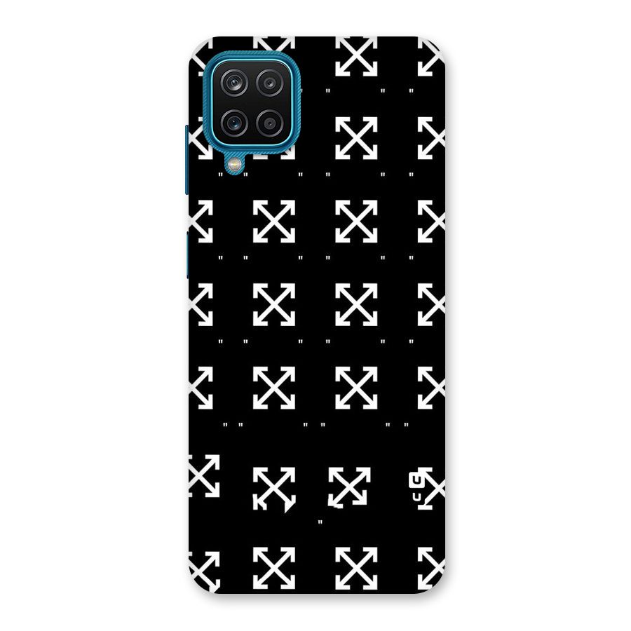 Cross Arrow Black Back Case for Galaxy M12
