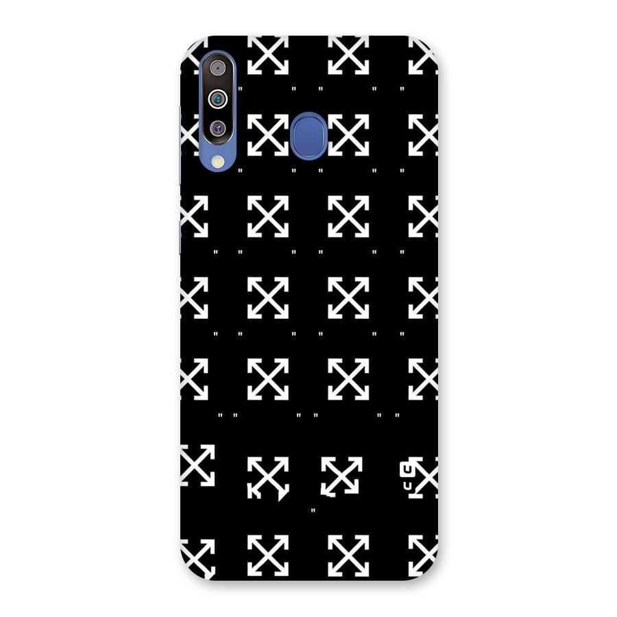 Cross Arrow Black Back Case for Galaxy M30