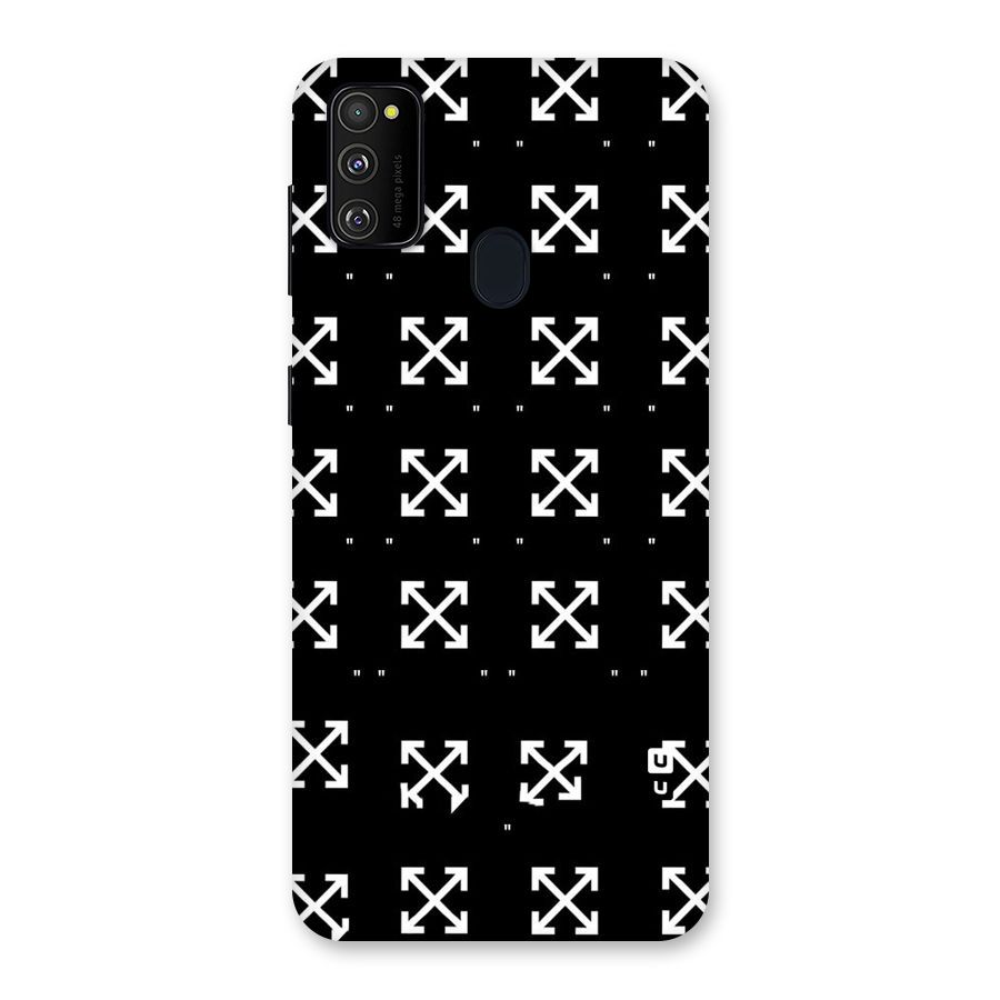 Cross Arrow Black Back Case for Galaxy M30s