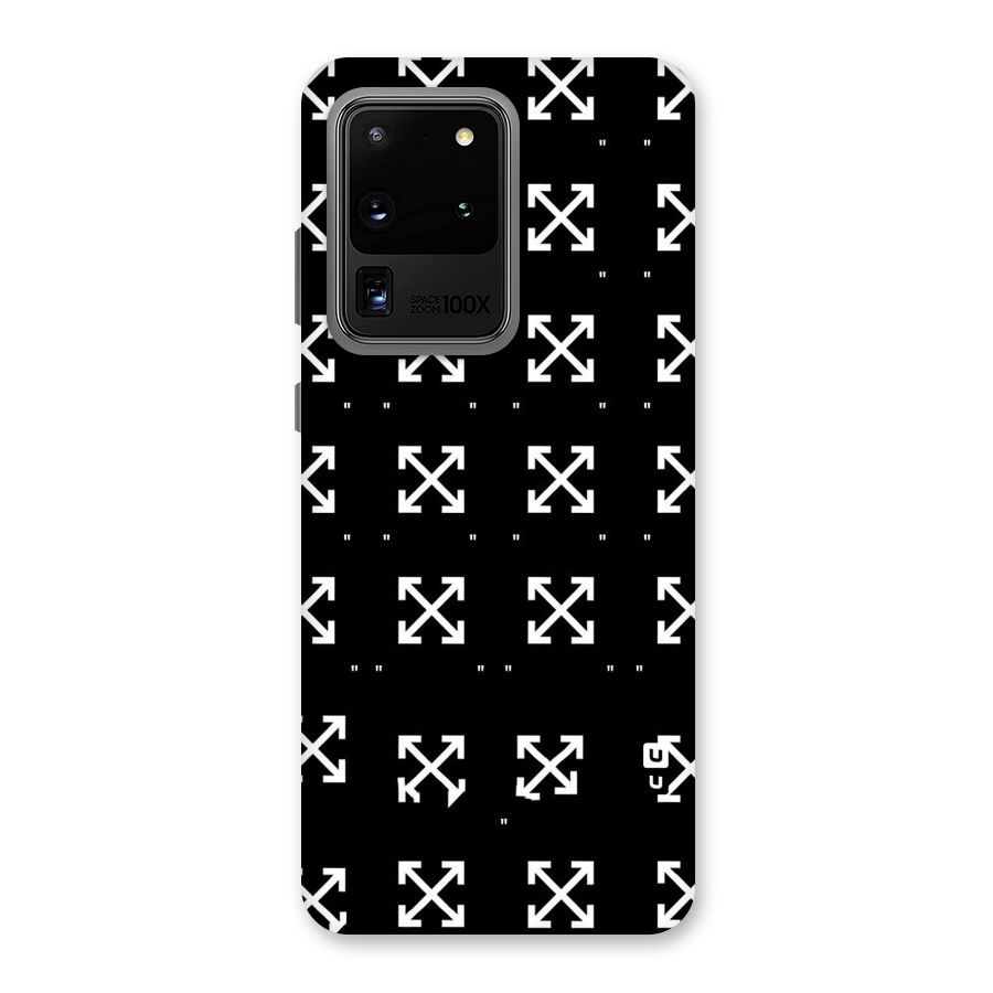 Cross Arrow Black Back Case for Galaxy S20 Ultra