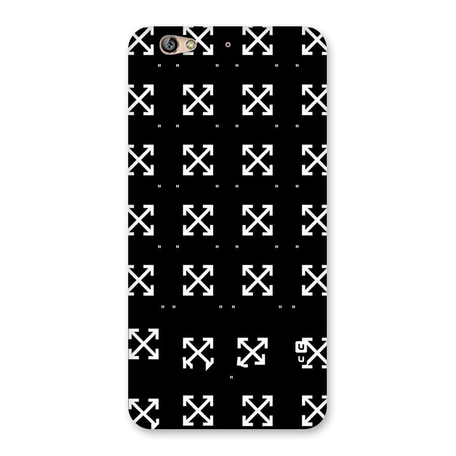 Cross Arrow Black Back Case for Gionee S6