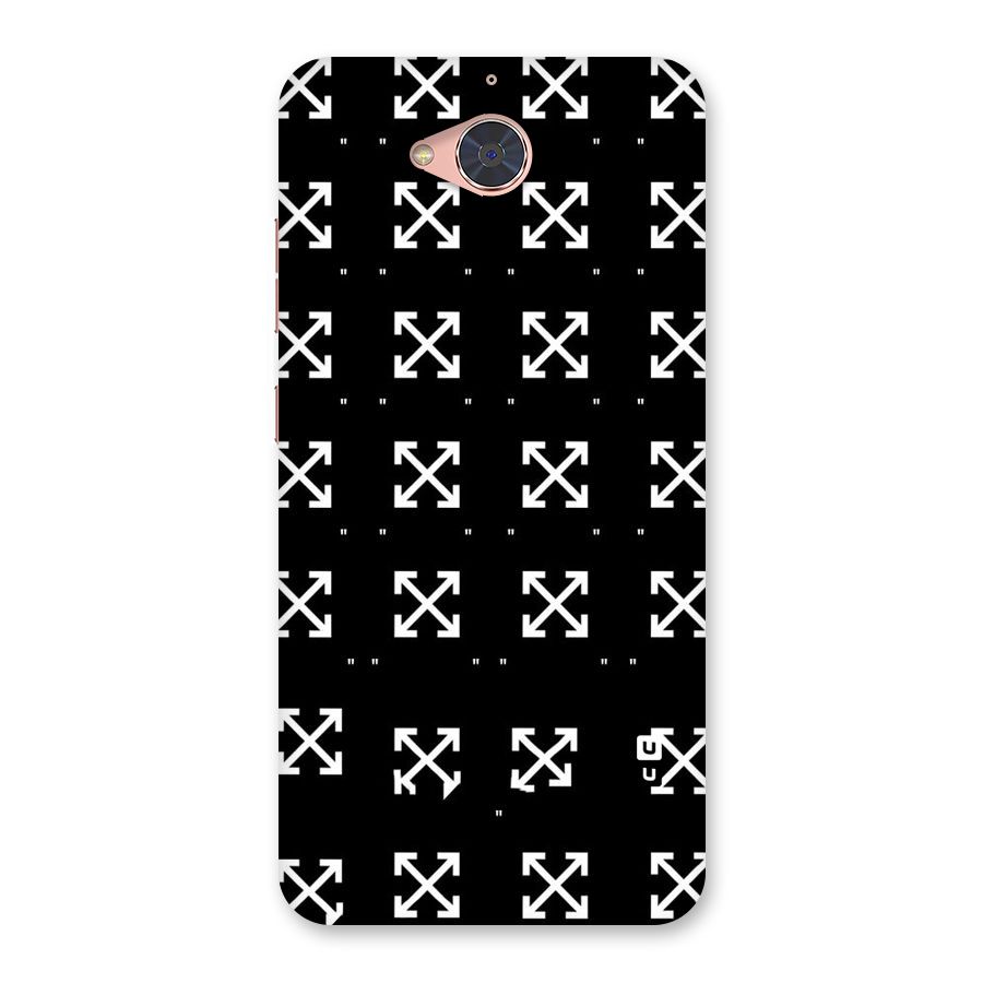 Cross Arrow Black Back Case for Gionee S6 Pro
