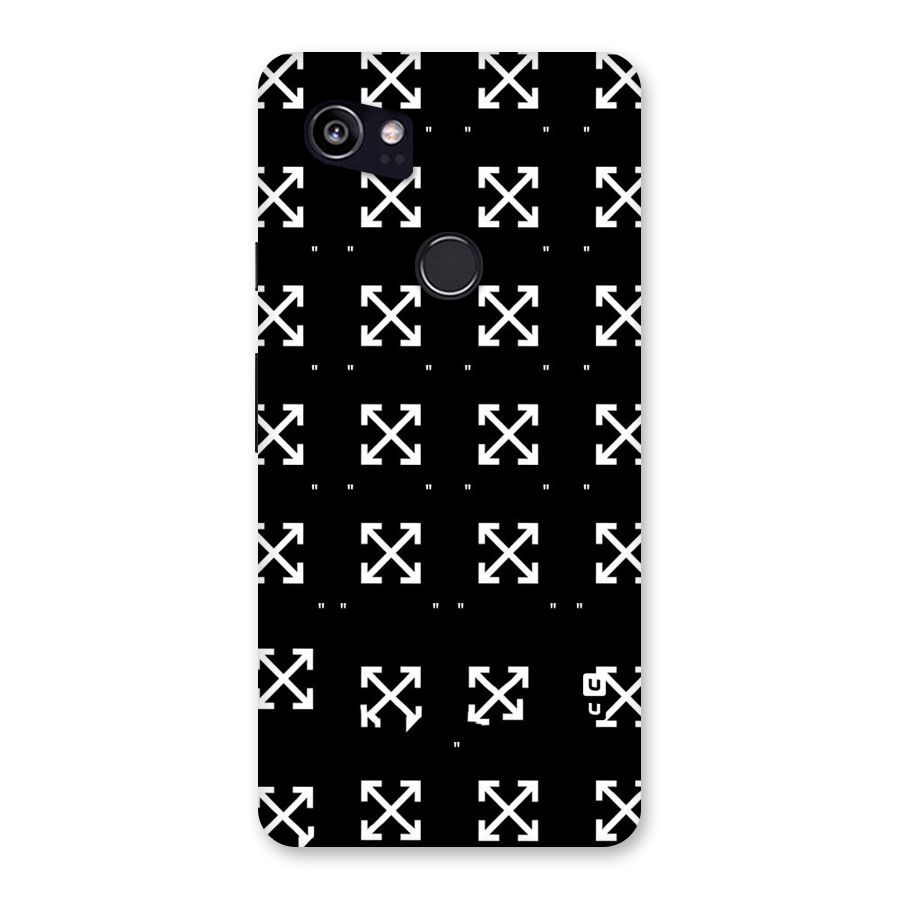 Cross Arrow Black Back Case for Google Pixel 2 XL