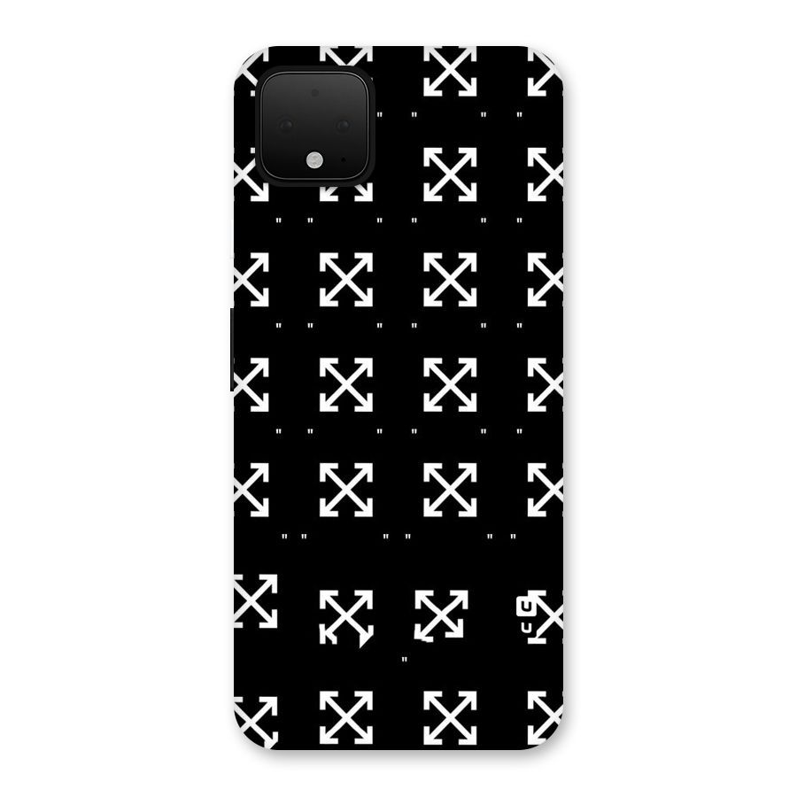 Cross Arrow Black Back Case for Google Pixel 4 XL