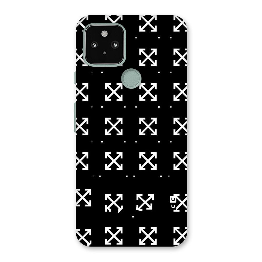 Cross Arrow Black Back Case for Google Pixel 5