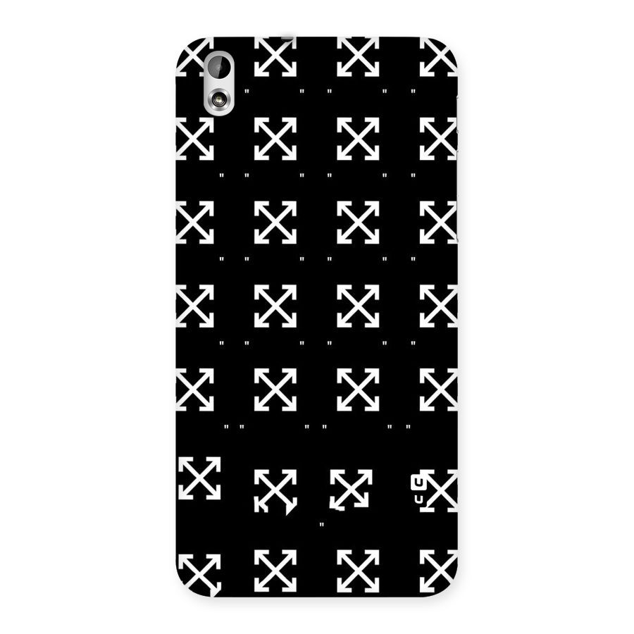 Cross Arrow Black Back Case for HTC Desire 816g