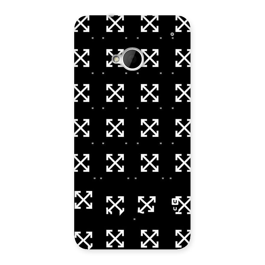 Cross Arrow Black Back Case for HTC One M7