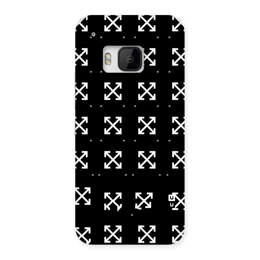 Cross Arrow Black Back Case for HTC One M9