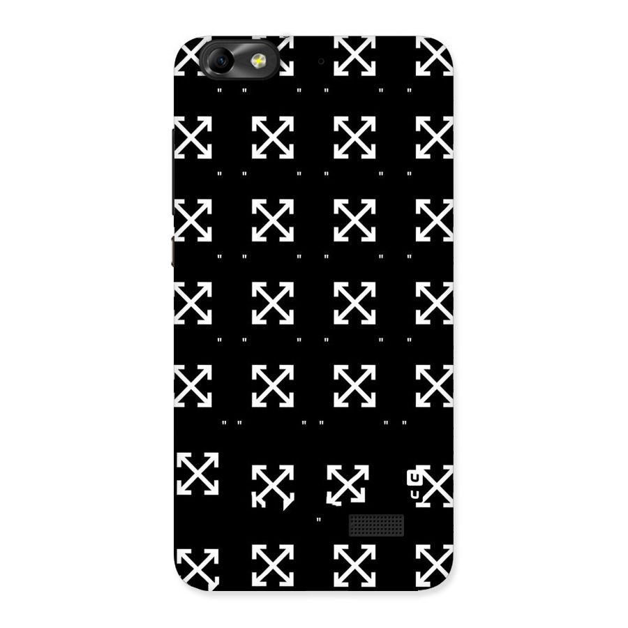Cross Arrow Black Back Case for Honor 4C