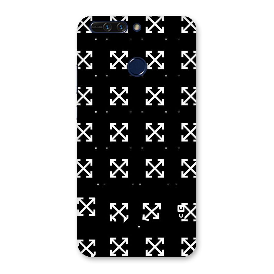 Cross Arrow Black Back Case for Honor 8 Pro