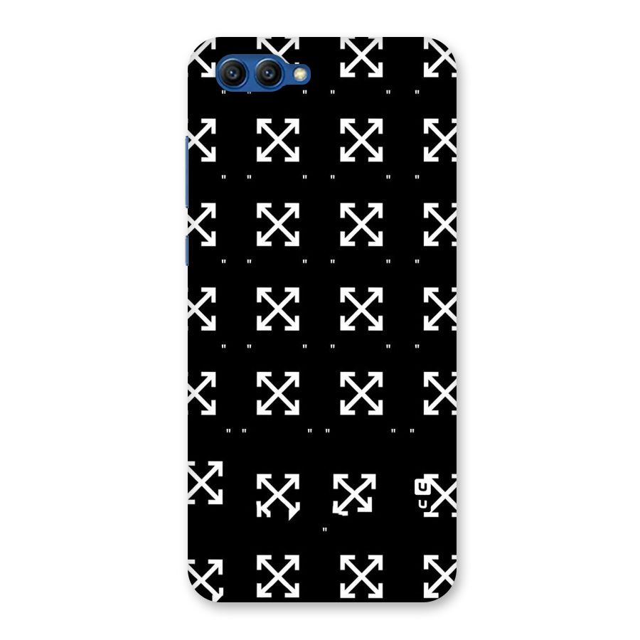 Cross Arrow Black Back Case for Honor View 10