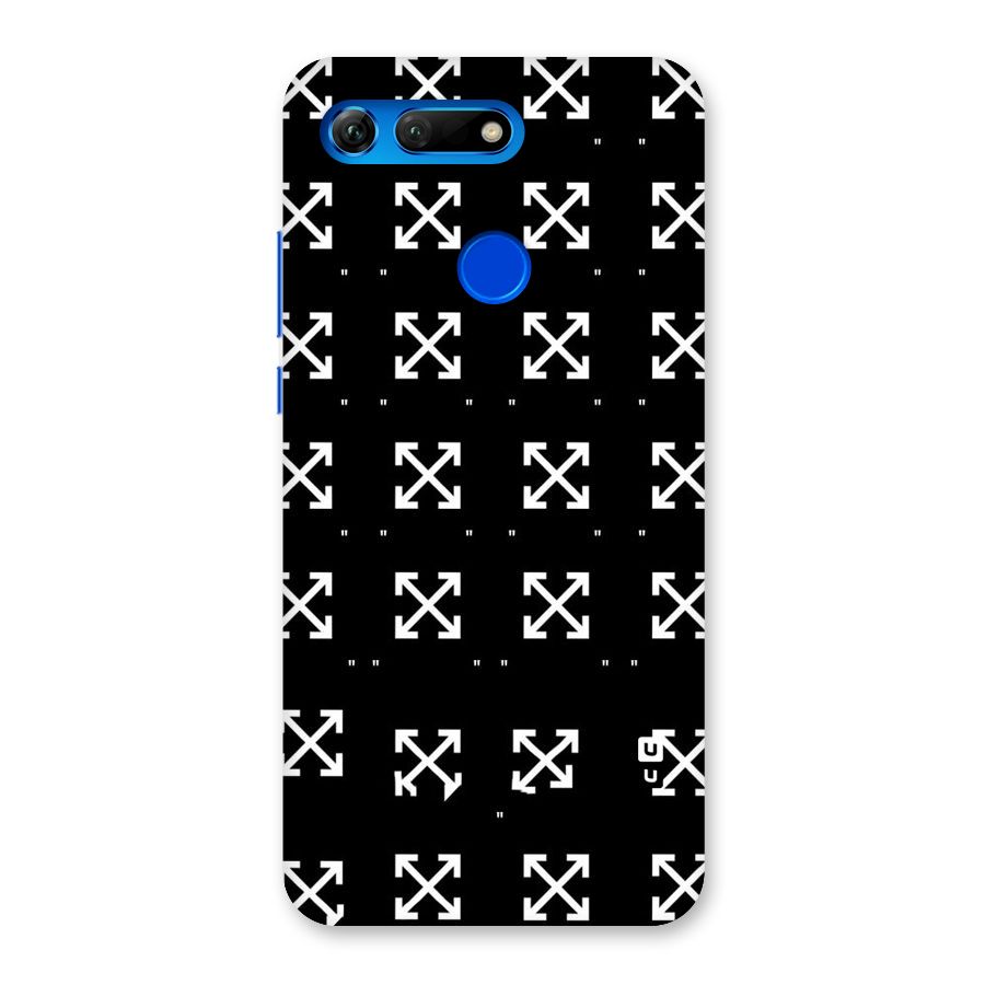 Cross Arrow Black Back Case for Honor View 20