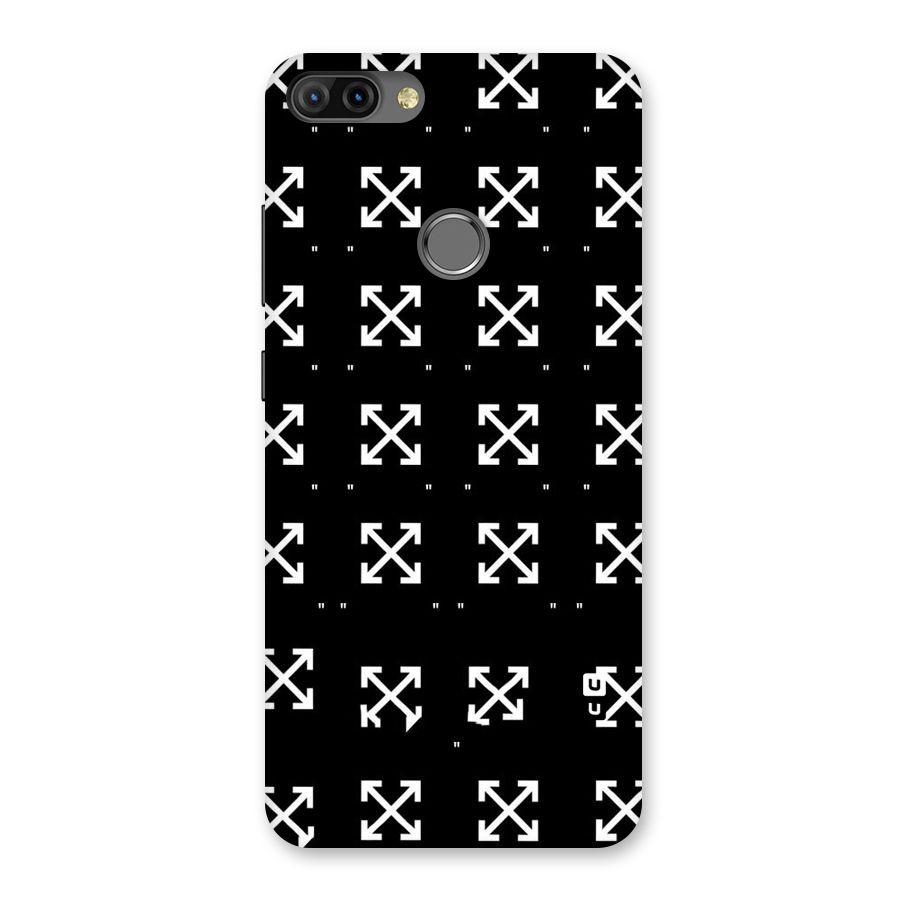 Cross Arrow Black Back Case for Infinix Hot 6 Pro